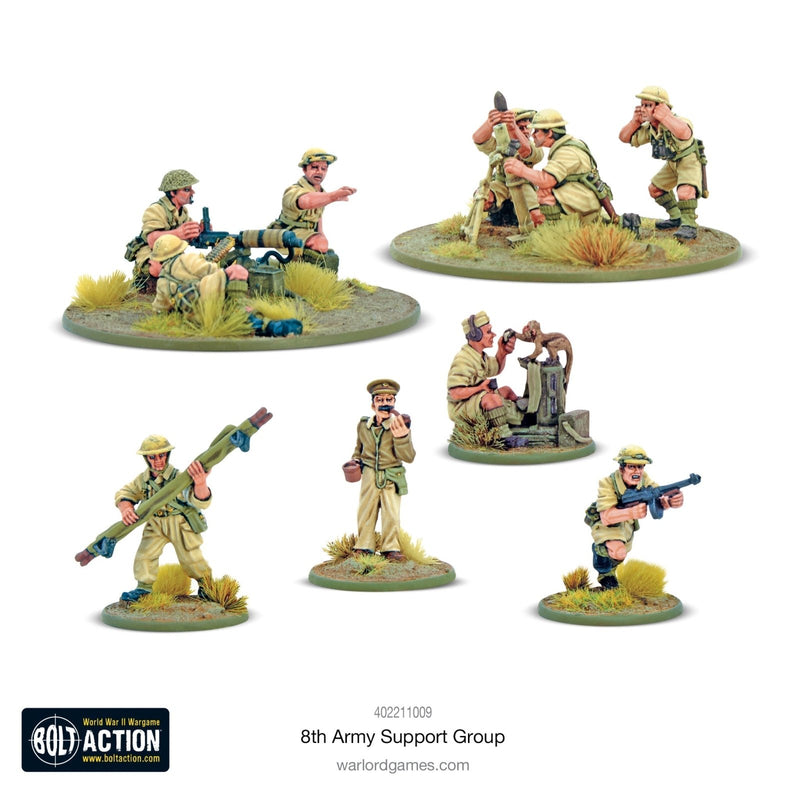 8th Army Support Group - Infanterie - Warlord Games - 402211009