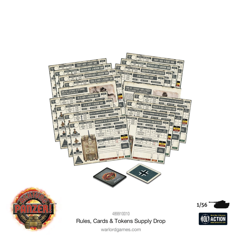 Achtung Panzer! Card Bundles: German - Zubehör - Warlord Games - 489910009CARDS