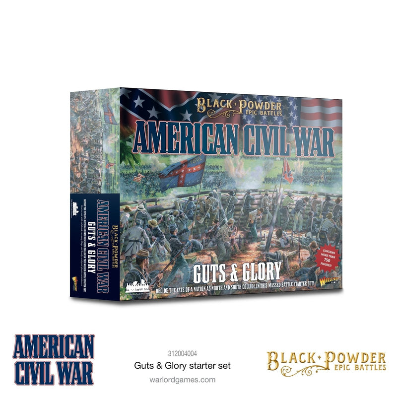 American Civil War - Guts & Glory Starter Set - Szenario & Schlacht - Warlord Games - 312004004