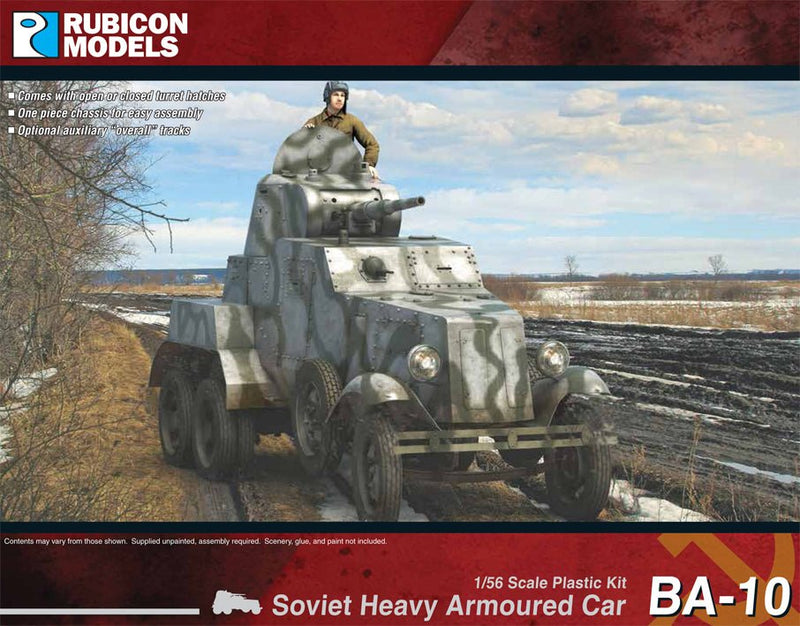 BA - 10 Heavy Armoured Car - Fahrzeuge - Rubicon Models UK Ltd - 280085