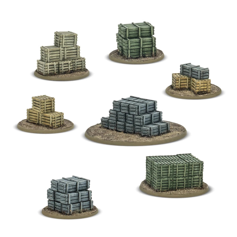 Bolt Action Objective Marker Set - Crates - Zubehör - Warlord Games - 408800049