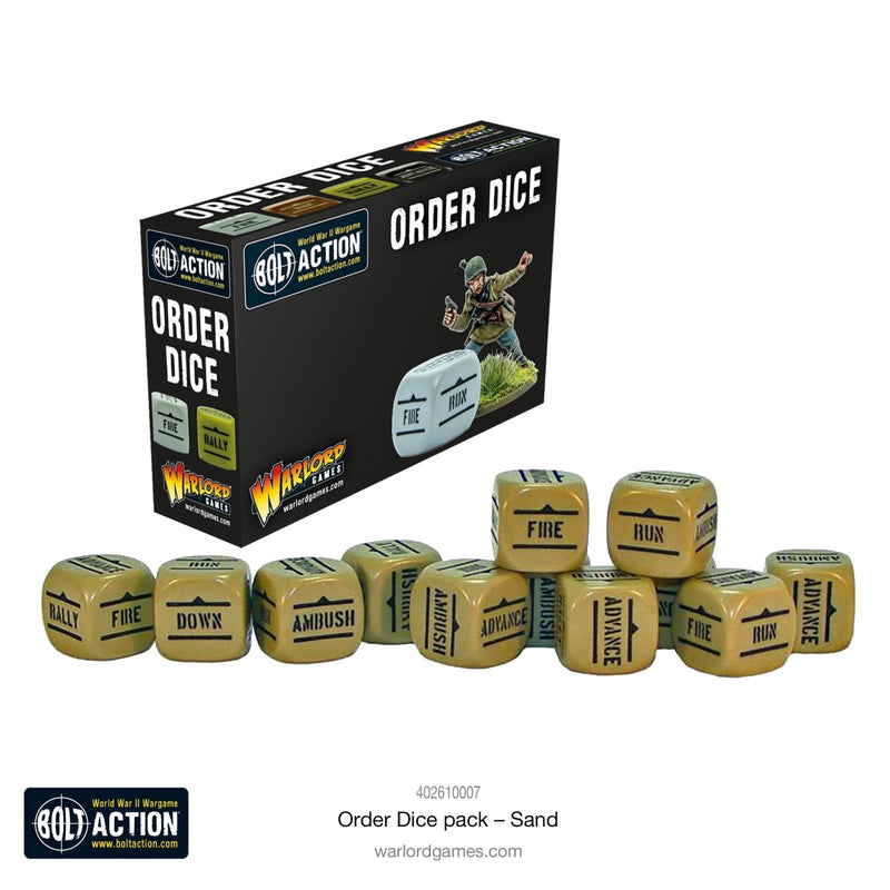Bolt Action: Orders Dice Pack - Zubehör - Warlord Games - 402610007
