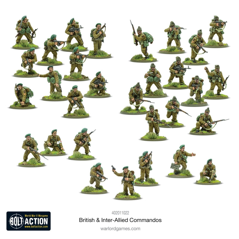 British & Inter - Allied Commandos - Infanterie - Warlord Games - 402011022
