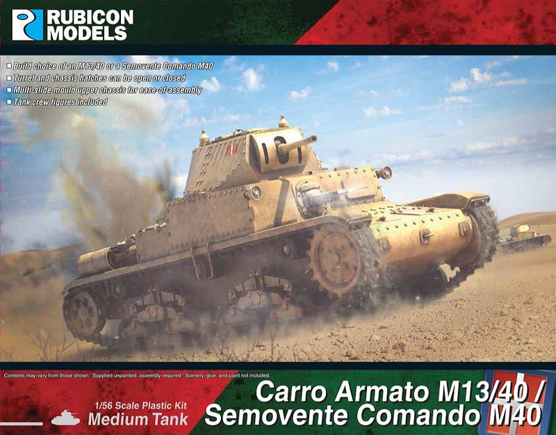 Carro Armato M13/40 / Semovente Comando M40 - Panzer - Rubicon Models UK Ltd - 280095