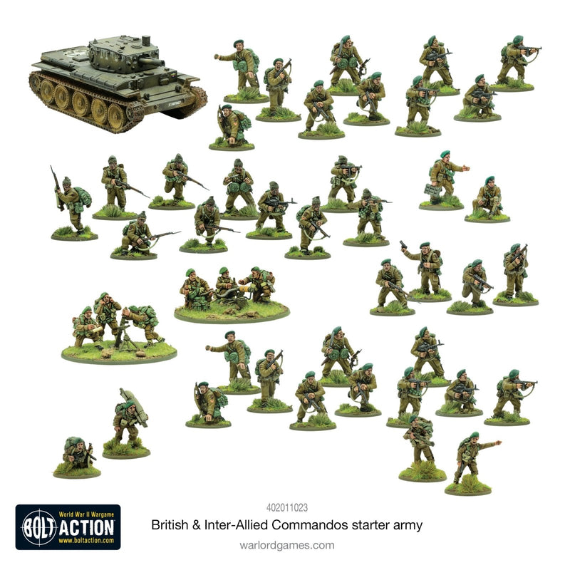 Churchill's Gangsters (British & Inter - Allied Commandos) Starter Army - Starterarmee - Warlord Games - 402011023
