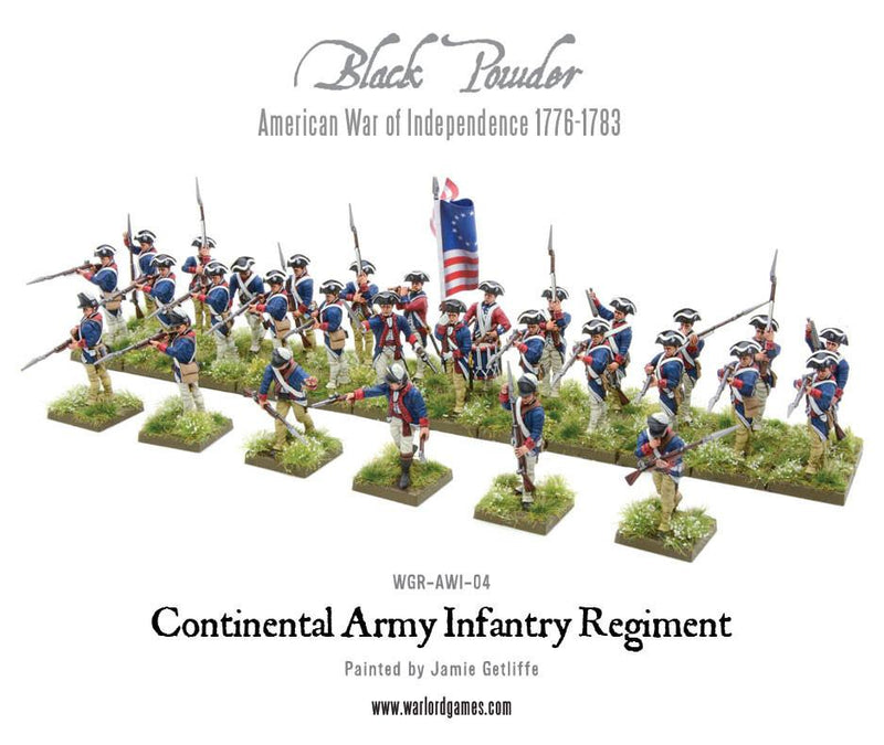 Continental Infantry Regiment - Infanterie - Warlord Games - WGR-AWI-04