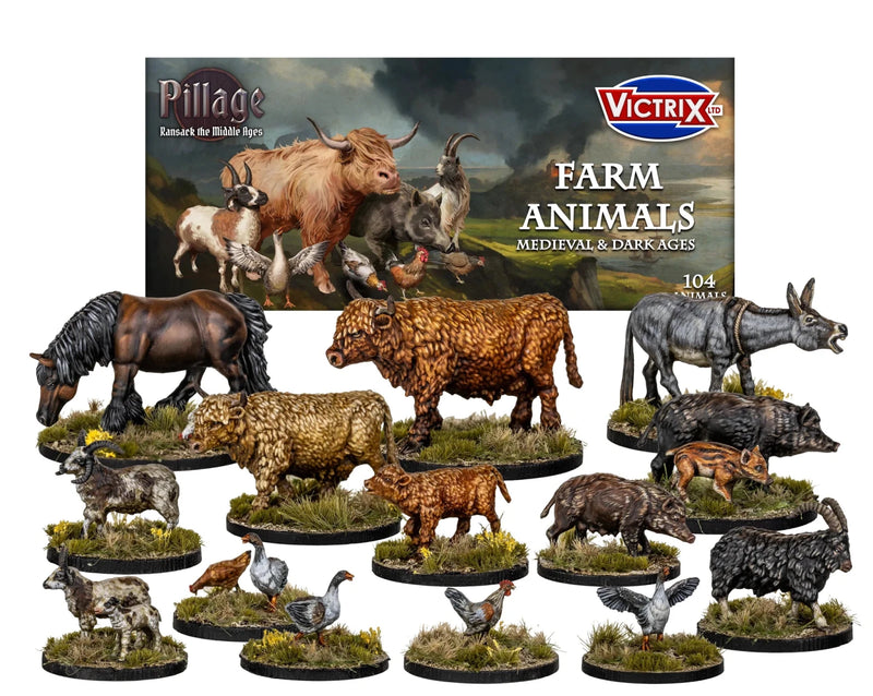 Dark Age & Medieval Farm Animals - Gelände - Victrix - VXE014