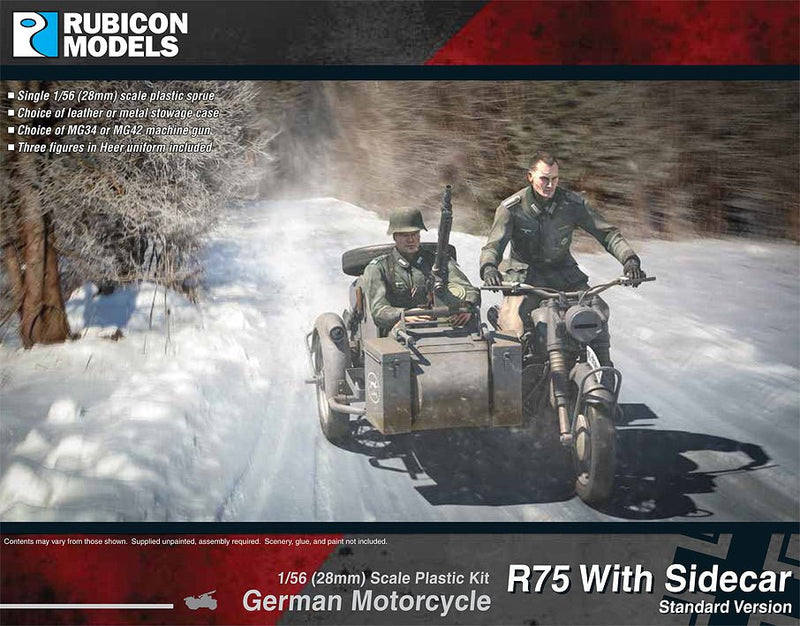 German Motorcycle R75 with Sidecar (ETO)