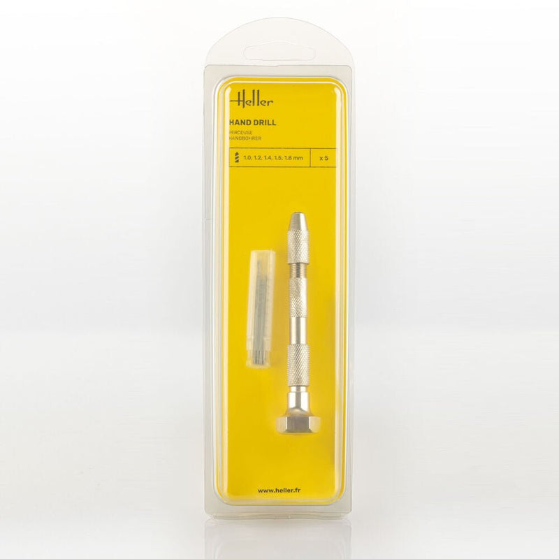 Hand Drill with Five Drills (1, 1.2, 1.4, 1.5, 1.8 mm) - Zubehör - Heller - 99019