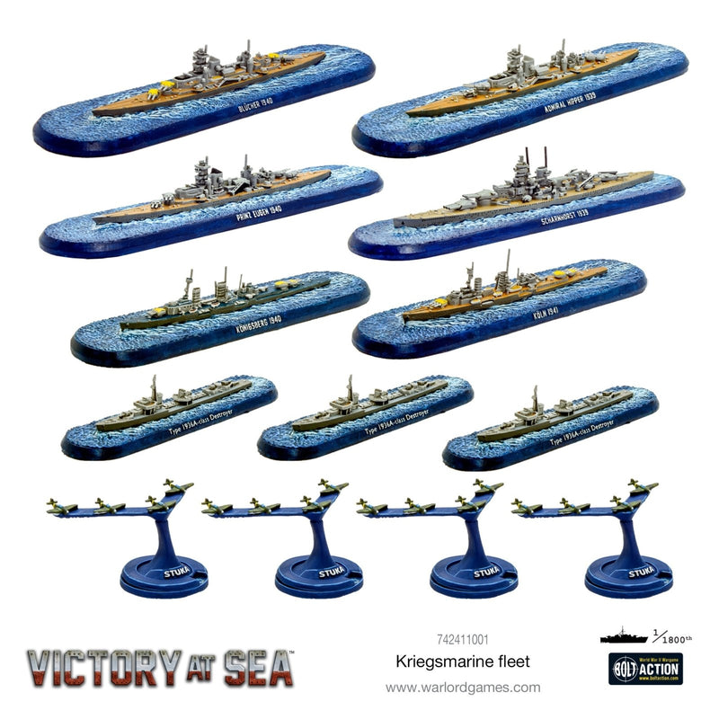 Kriegsmarine Fleet - Schiffe - Warlord Games - 742411001