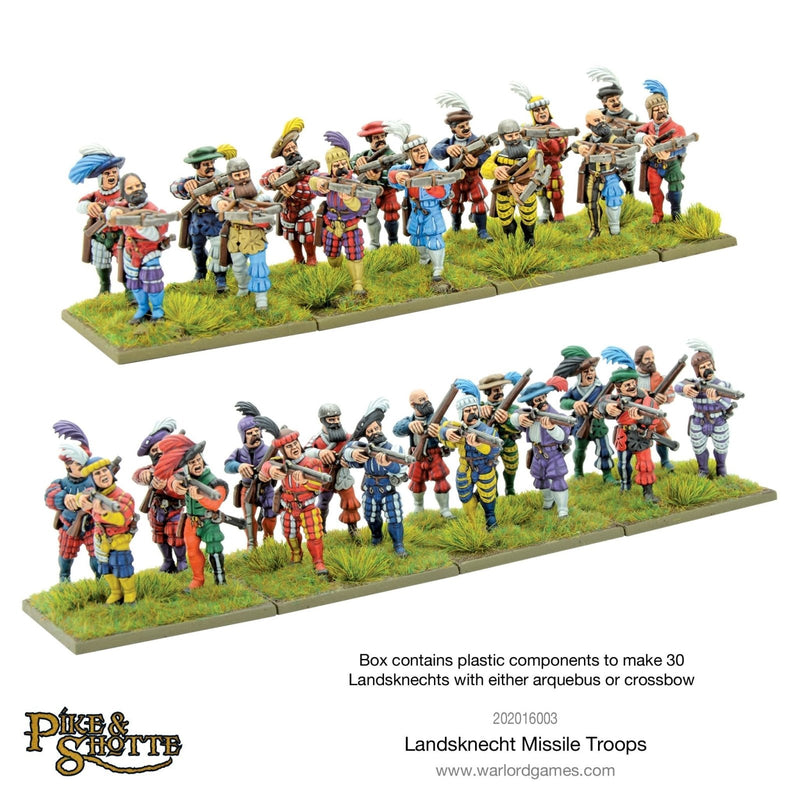 Landsknecht Missile Troops - Infanterie - Warlord Games - 202016003