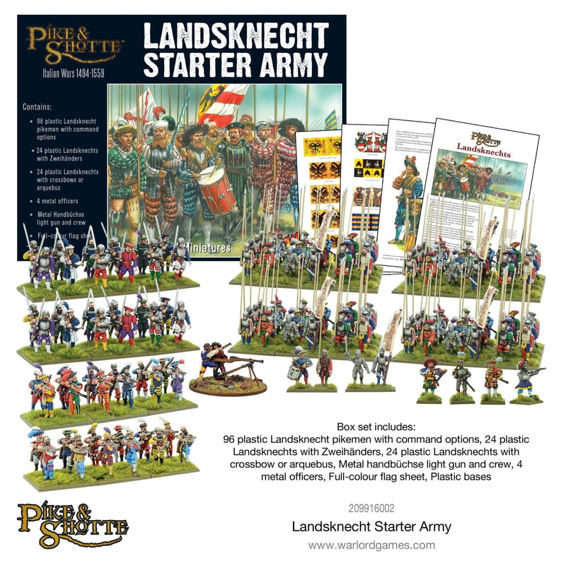 Landsknecht Starter Army - Starterarmee - Warlord Games - 209916002