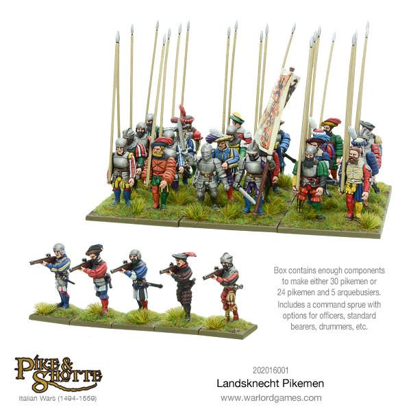 Landsknechts Pikemen - Infanterie - Warlord Games - 202016001