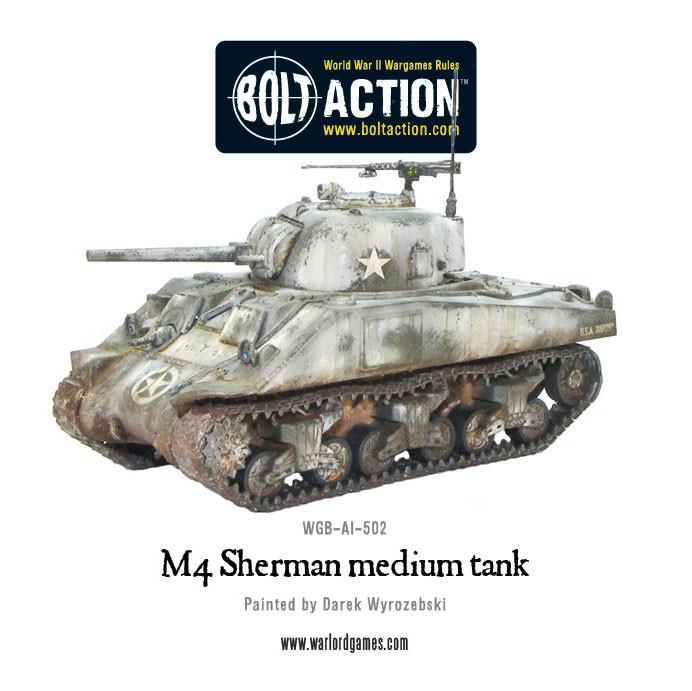 M4 Sherman Medium Tank - Panzer - Warlord Games - 402013006