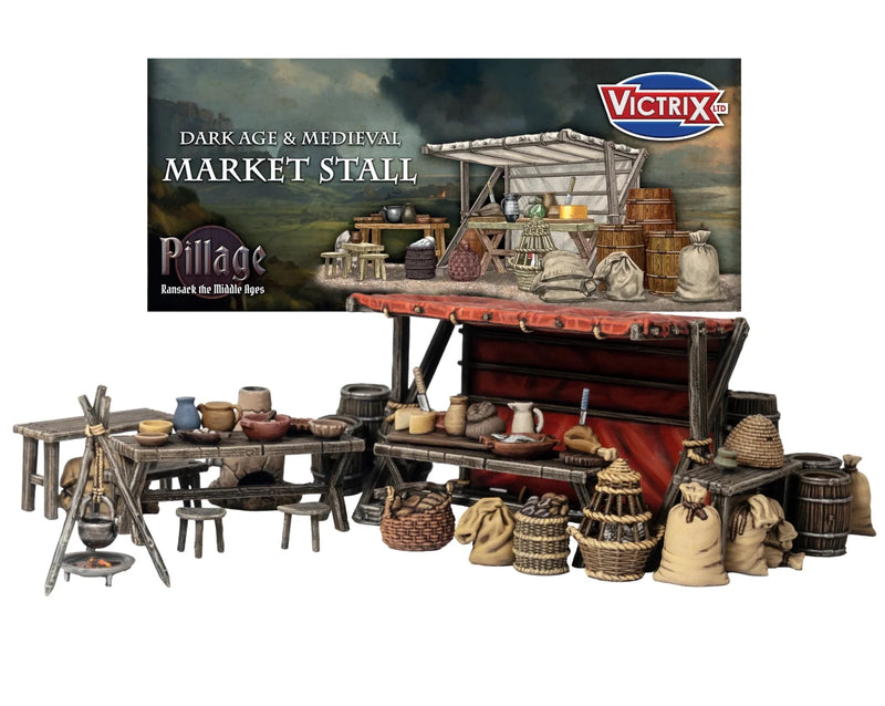 Market Stall (Medieval & Dark Ages) - Gelände - Victrix - VXE008