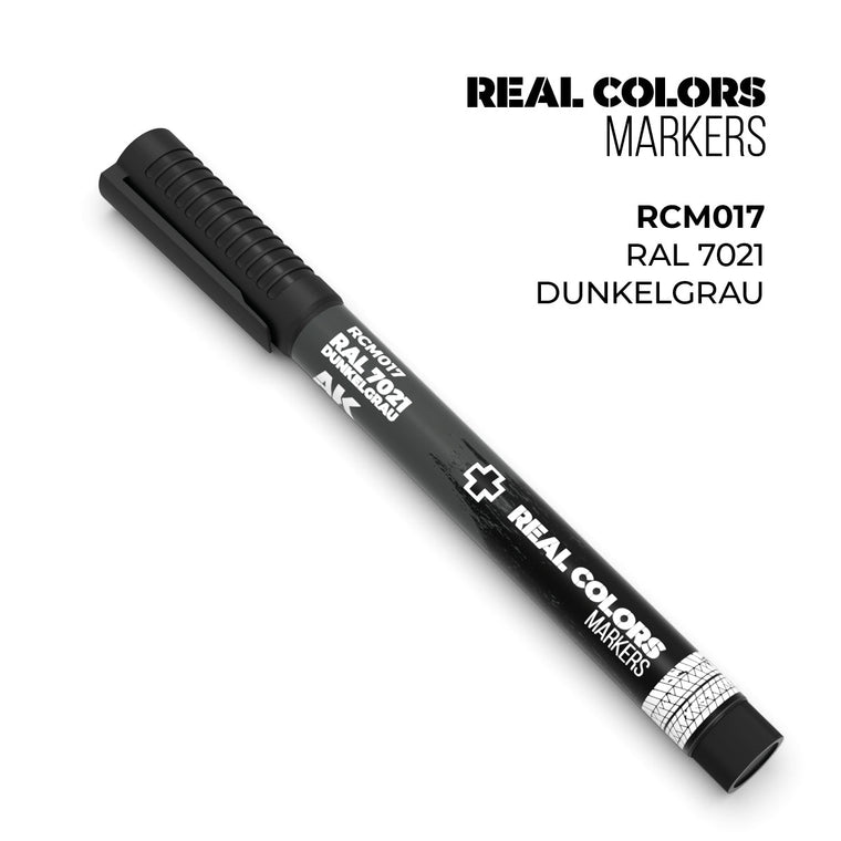 RAL 7021 Dunkelgrau - Real Colors Marker (18 ml)
