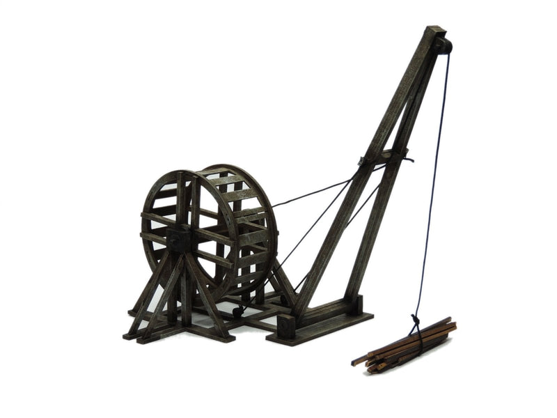 Small Treadwheel Crane - Gelände - Sarissa - T028