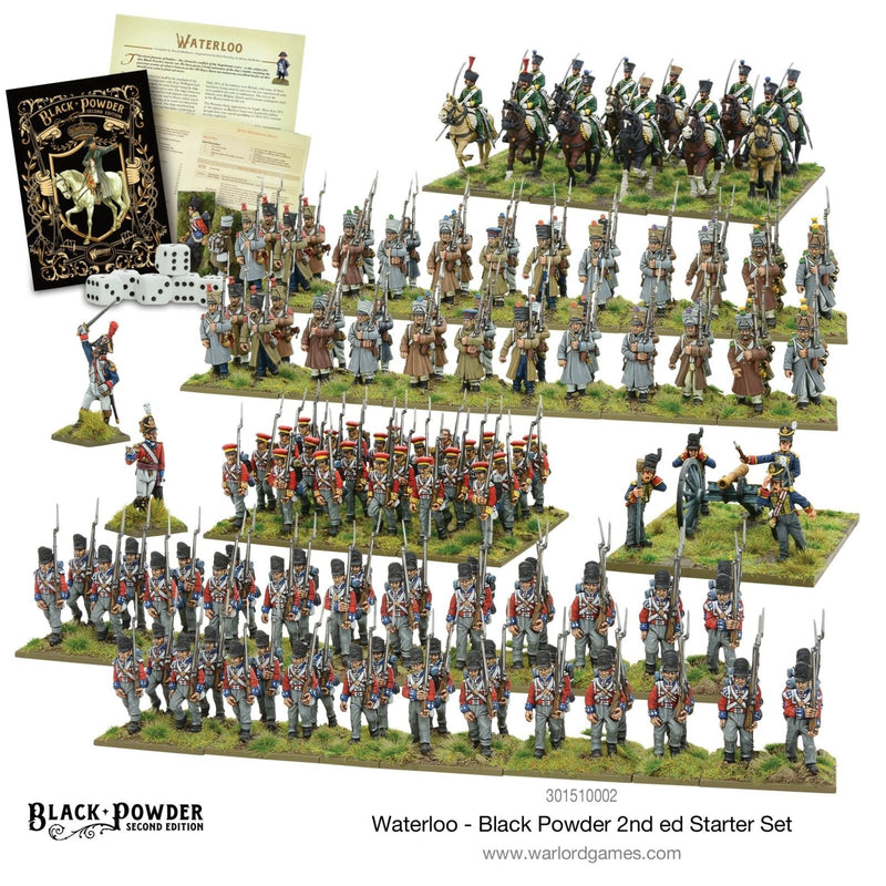 Waterloo - Black Powder 2nd Edition Starter Set (German Edition) - Szenario & Schlacht - Warlord Games - 301530002