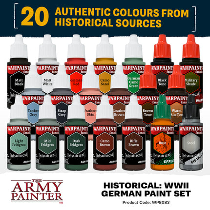Warpaints Fanatic Historical: WWII German Paint Set