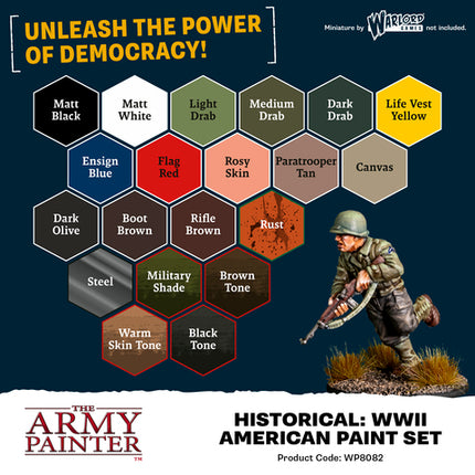 Warpaints Fanatic Historical: WWII American Paint Set