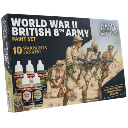 Warpaints Fanatic Historical: WWII British 8th Army Paint Set