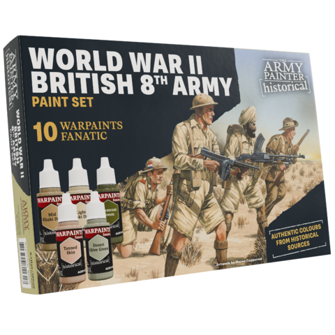 Warpaints Fanatic Historical: WWII British 8th Army Paint Set