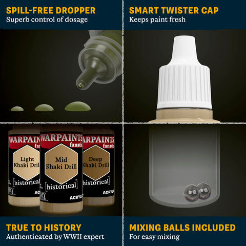 Warpaints Fanatic Historical: WWII British 8th Army Paint Set