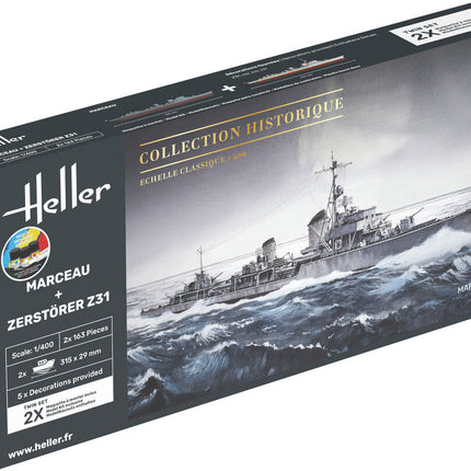 STARTER KIT Twin Set Marceau + Zerstörer Z31