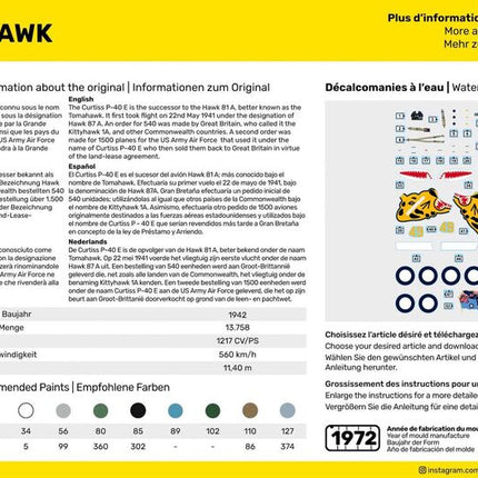 STARTER KIT P-40 Kitty Hawk