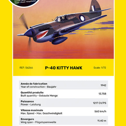 STARTER KIT P-40 Kitty Hawk