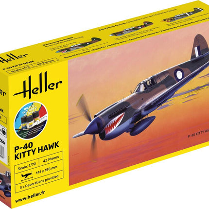 STARTER KIT P-40 Kitty Hawk