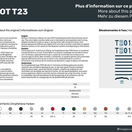 STARTER KIT Torpedoboot T23