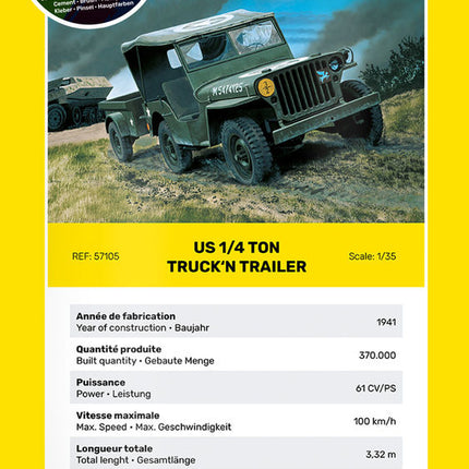 STARTER KIT US 1/4 Ton Truck 'n Trailer