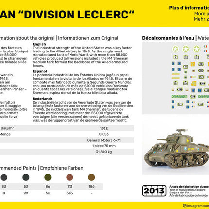 M4A2 Sherman "Division Leclerc"