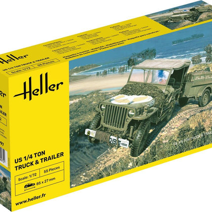 US 1/4 Ton Truck & Trailer