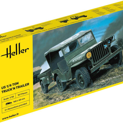 US 1/4 Ton Truck 'n Trailer
