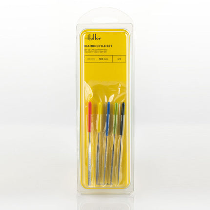 Diamond file set 100 mm (5 pieces)