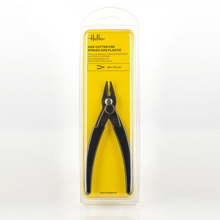 Side cutter for sprues and plastic