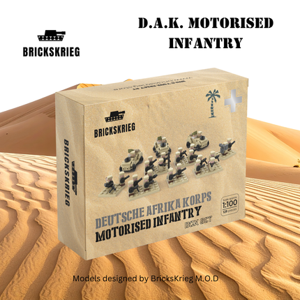 D.A.K. Motorised Infantry Box Set - Brickskrieg - BS-DAKMI-01