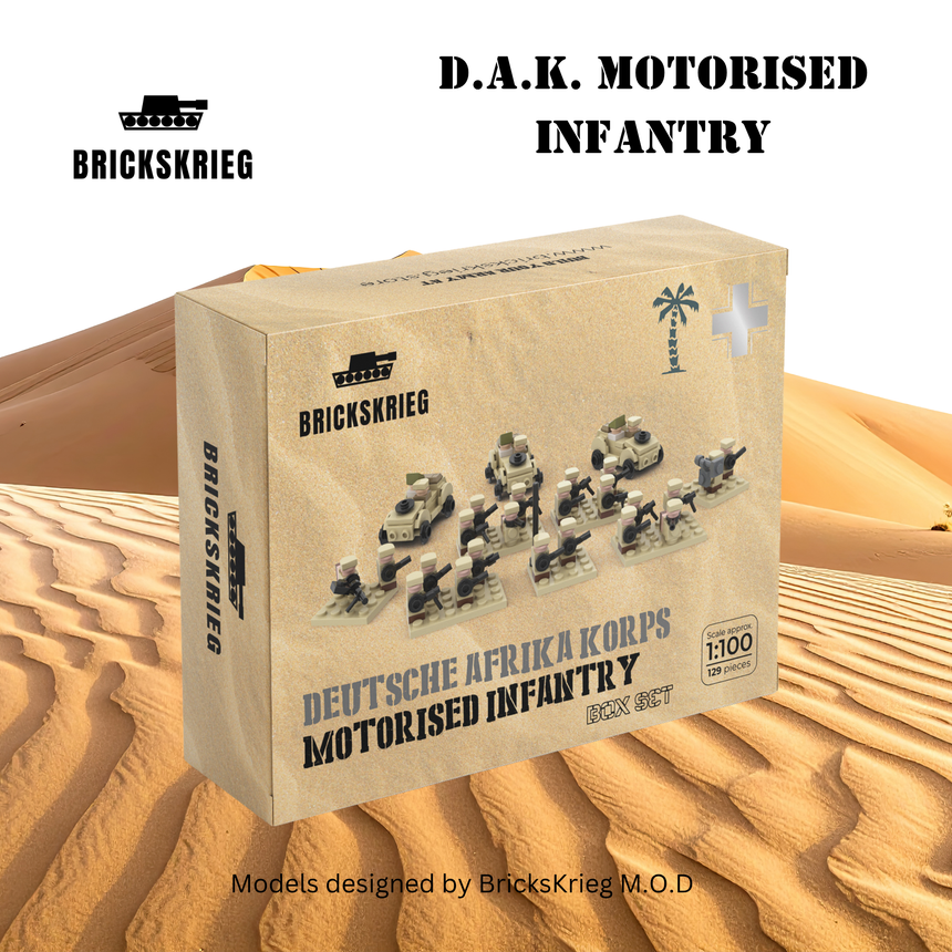 D.A.K. Motorised Infantry Box Set - Brickskrieg - BS-DAKMI-01