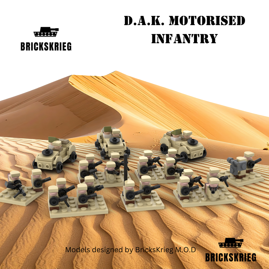 D.A.K. Motorised Infantry Box Set - Brickskrieg - BS-DAKMI-01 (2)