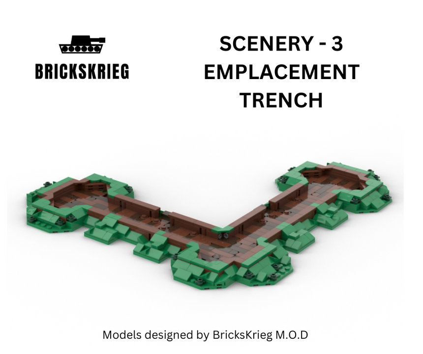 3 Emplacement Trench - Brickskrieg - SCE-TS-03