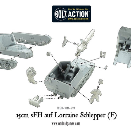 15 cm sFH auf Lorraine Schlepper(f)