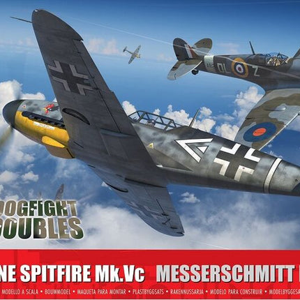 Supermarine Spitfire Mk.Vc vs Bf109F-4 Dogfight Double