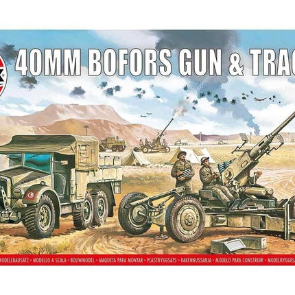 Bofors 40mm Gun & Tractor,Vintage Classi