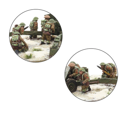 17 pdr Anti - Tank Gun with British Infantry (Winter) Crew - Artillerie - Warlord Games - 403401002
