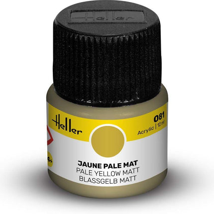 Acrylic Colour 081 Pale Yellow Matt