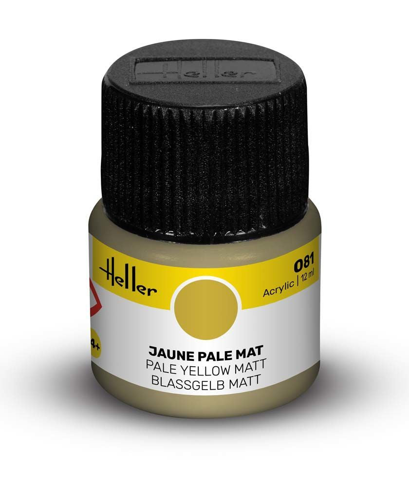 Acrylic Colour 081 Pale Yellow Matt