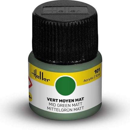 Acrylic Colour 101 Mid Green Matt