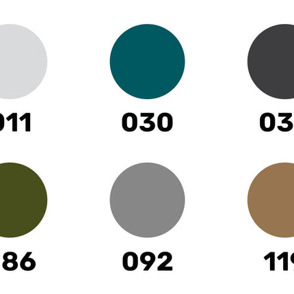 Acrylic Colour Set ”Military” 6 x 12 ml + Brush